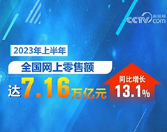 上半年全國(guó)網(wǎng)上零售額達(dá)7.16萬億元 跨境電商成外貿(mào)重要新生力量