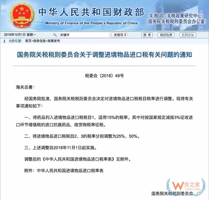 國家財政部又發(fā)出重磅政策， 降低部分進口物品的進口稅率，進口跨境電商迎來發(fā)展機遇……