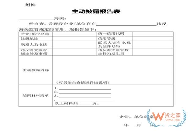 海關(guān)總署：主動(dòng)披露，不處罰、免滯納金、不列入企業(yè)信用狀況記錄——貨之家