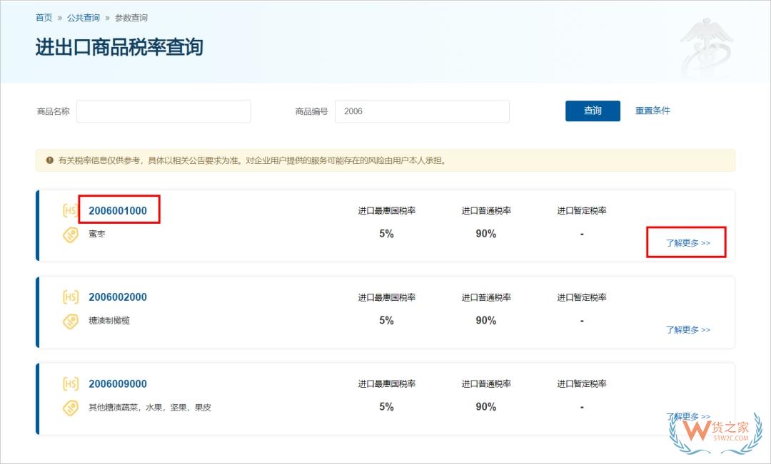 國際貿(mào)易“單一窗口”新增商品稅率查詢功能-貨之家